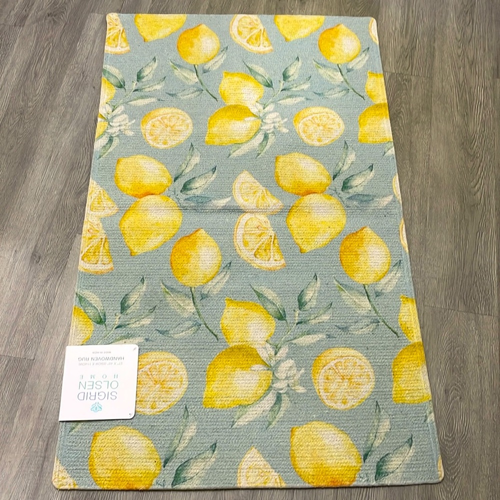 NWT-Sigrid Olsen Home LEMON RUG